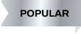 A metallic silver ribbon-shaped label with the word "POPULAR" written in bold black letters, typically used to highlight a featured or best-selling item.